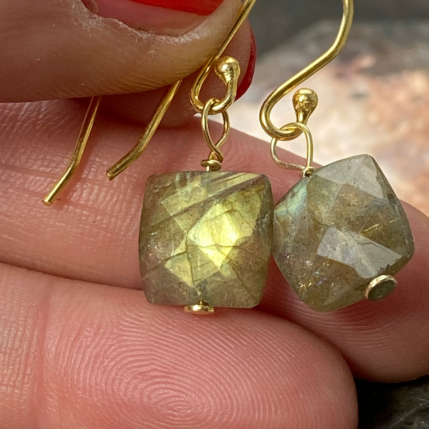 Labradorit Ohrringe
